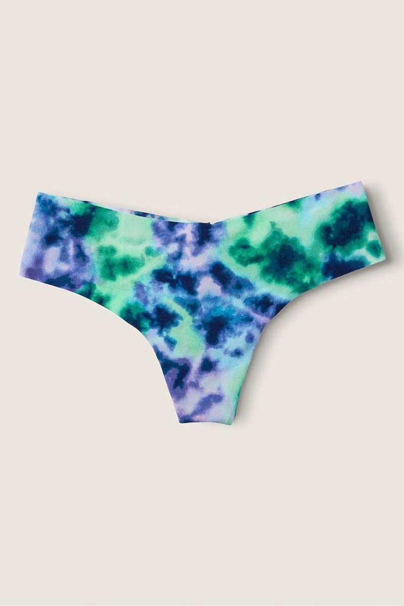 Victoria\'s Secret No-Show No Show Tanga Nohavičky Ensign Galaxy Tie Dye | SK-1036SWB