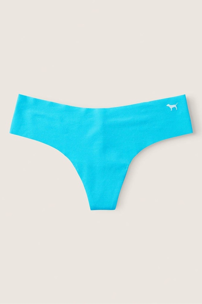 Victoria\'s Secret No-Show No Show Tanga Nohavičky Modre | SK-6814VXO