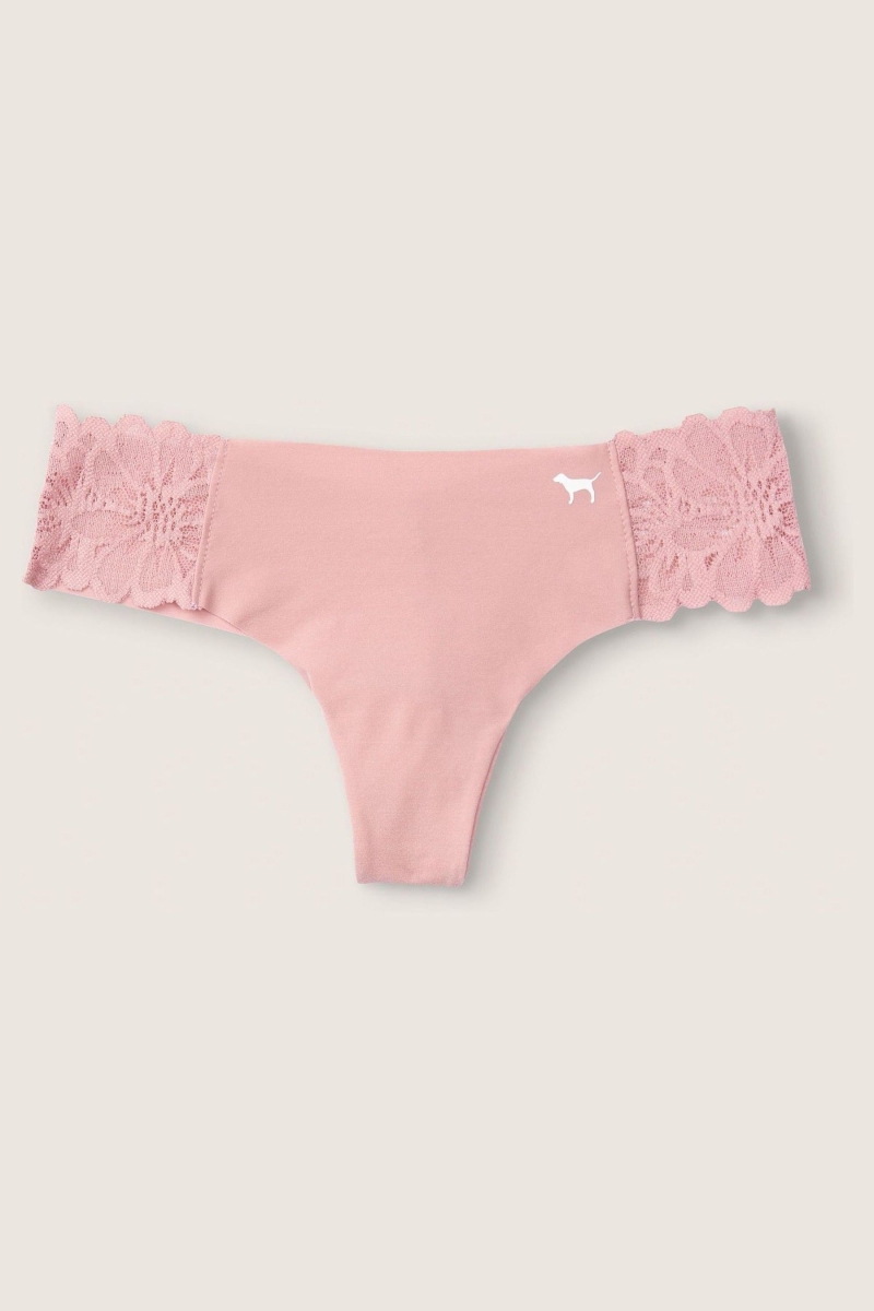 Victoria\'s Secret No Show Tanga Nohavičky Ruzove | SK-7290FKH