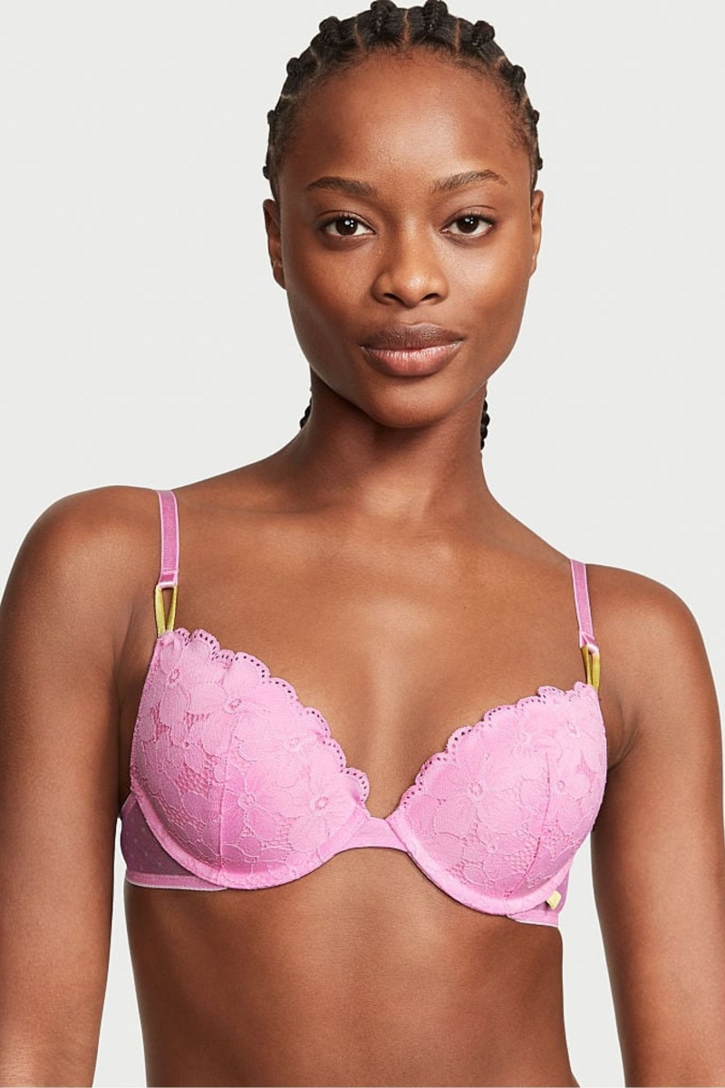 Victoria\'s Secret Push Up Cipkovane Bra Modre | SK-3250CSI