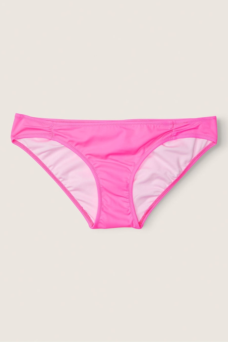 Victoria\'s Secret Ruched Front Bikiny Bottoms Ruzove Ruzove | SK-5408AMN