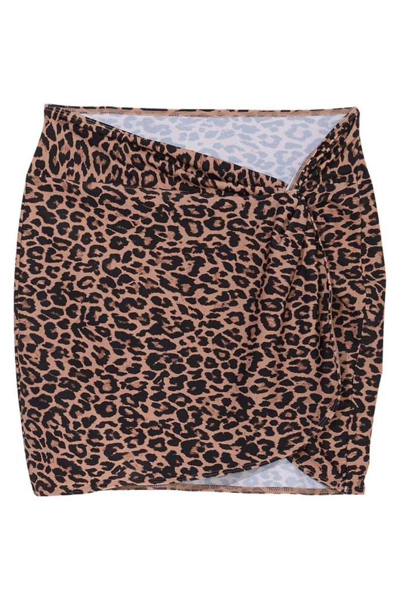 Victoria's Secret Sarong Cover Up Leopardie | SK-0934OLC