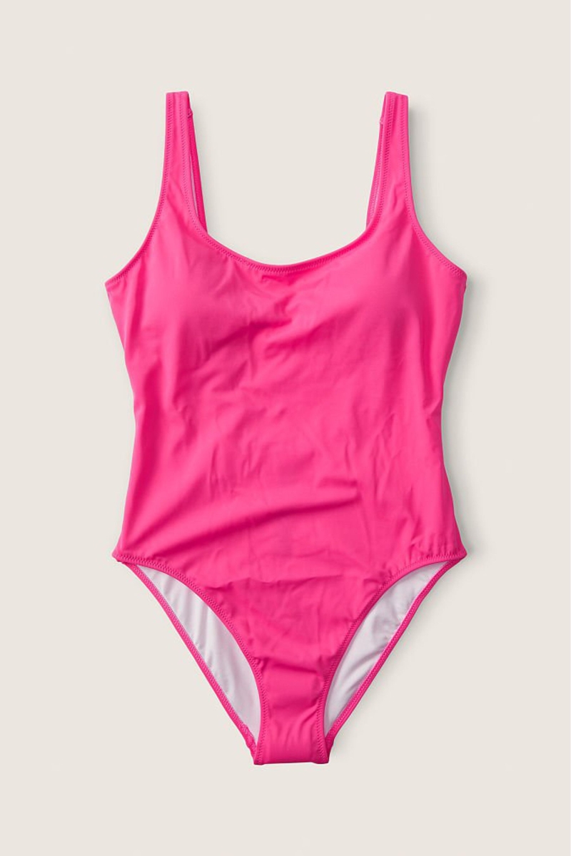 Victoria's Secret Scoop One Piece Swimsuit Ruzove | SK-4687DUN