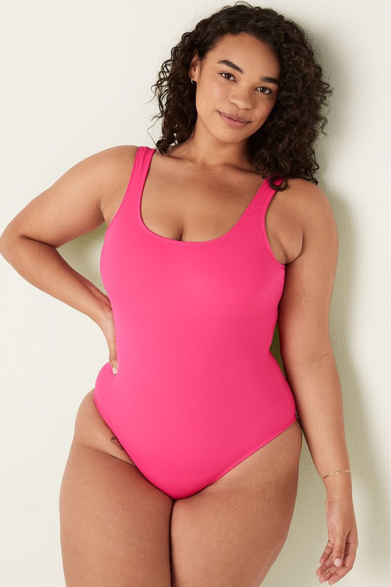 Victoria\'s Secret Scoop One Piece Swimsuit Ruzove | SK-4687DUN