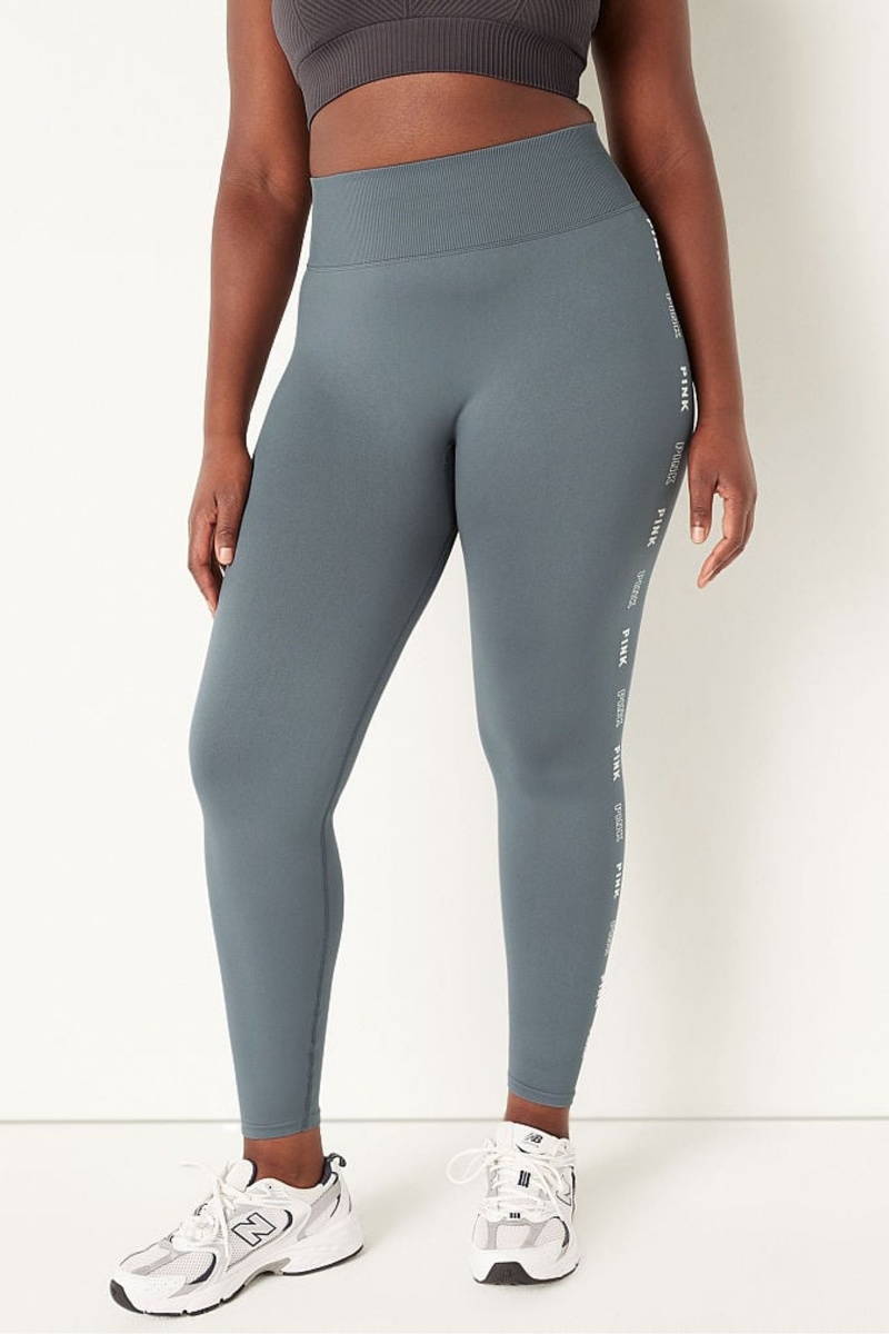 Victoria\'s Secret Seamless High Pásom Full Length Legging Siva | SK-4865SVU