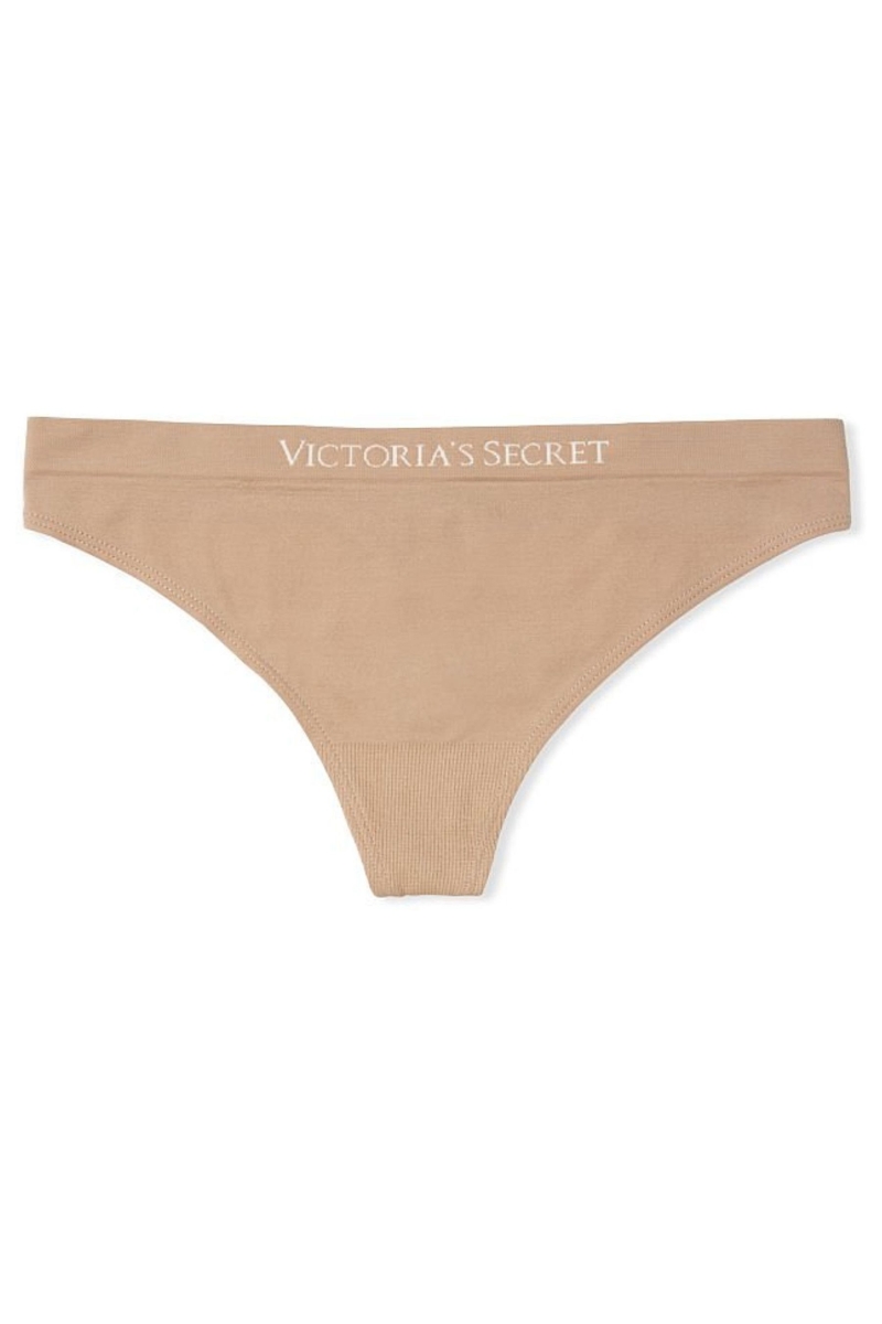 Victoria's Secret Seamless Tanga Nohavičky Almost Nude | SK-3162QTR