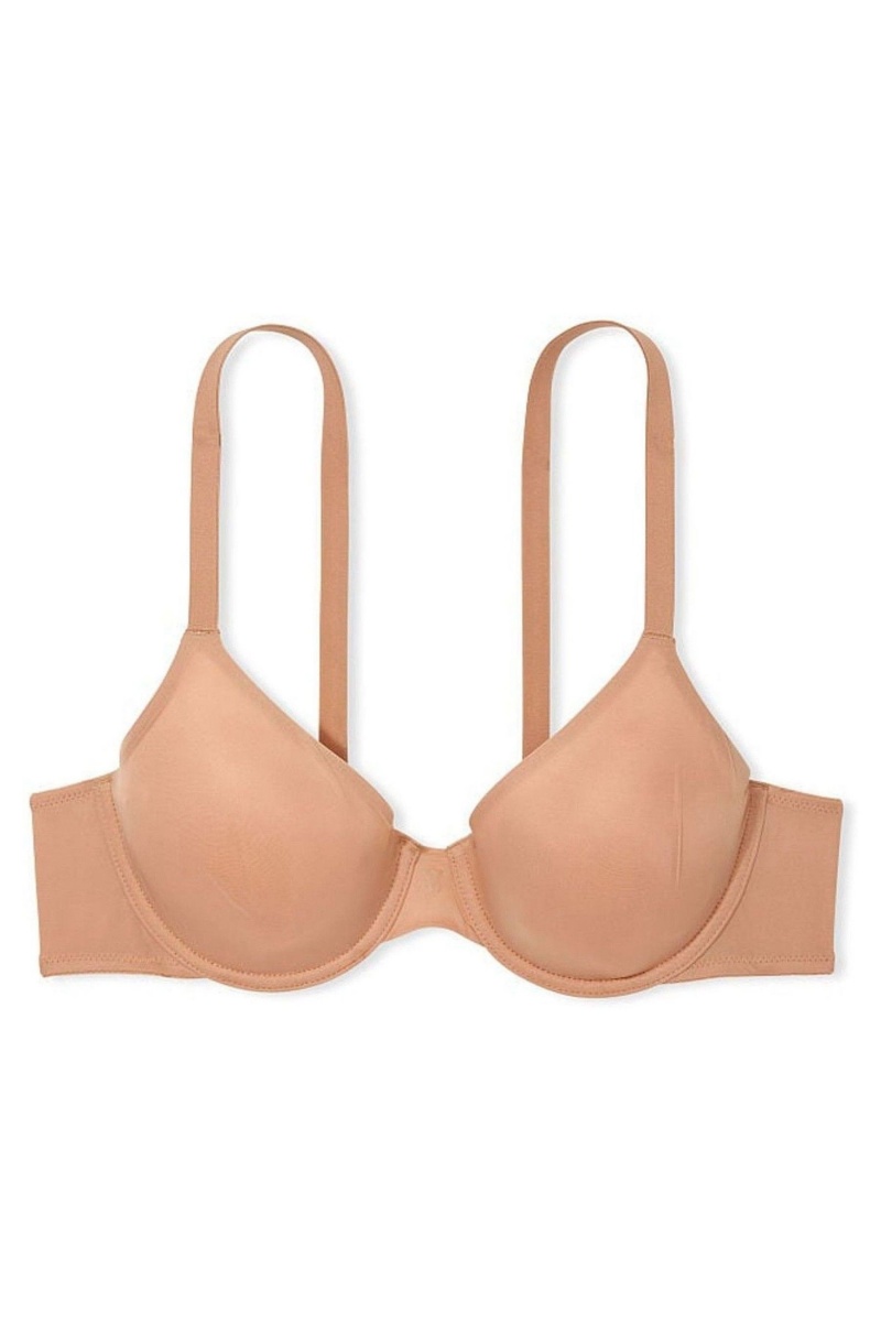 Victoria's Secret Sexy Illusions by Angelight FullCoverage Smooth Bra Praline Nude | SK-9682TAB