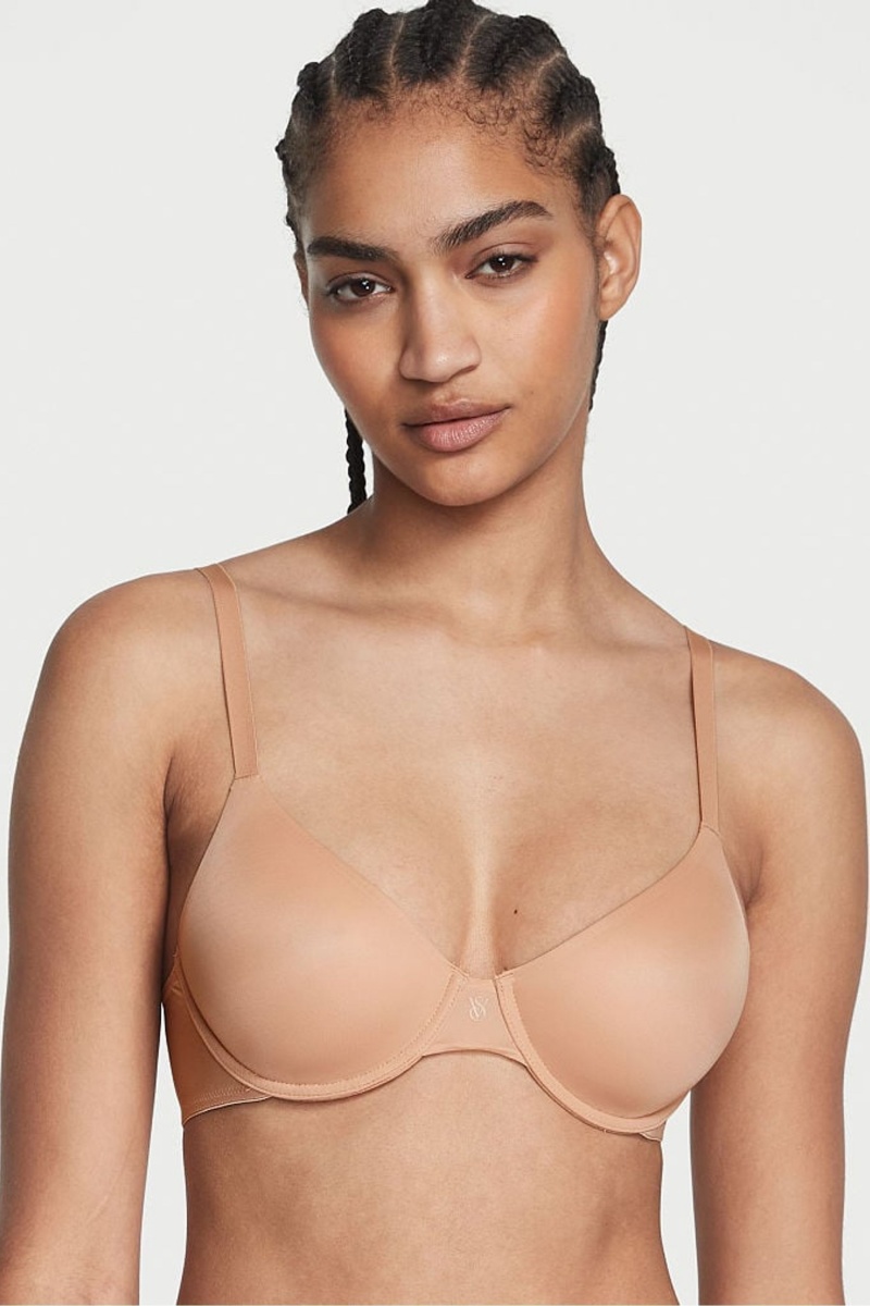 Victoria\'s Secret Sexy Illusions by Angelight FullCoverage Smooth Bra Praline Nude | SK-9682TAB