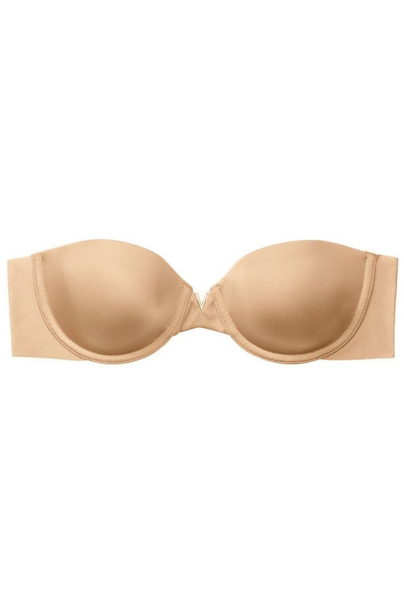 Victoria's Secret Sexy Illusions by Smooth Lightly Podsite Multiway Strapless Bra Sweet Nougat Nude | SK-1247PRU