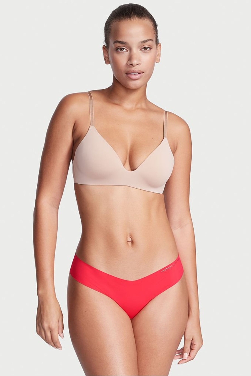 Victoria\'s Secret Sexy Illusions by Smooth No Show Tanga Nohavičky Ruzove | SK-5419VGD