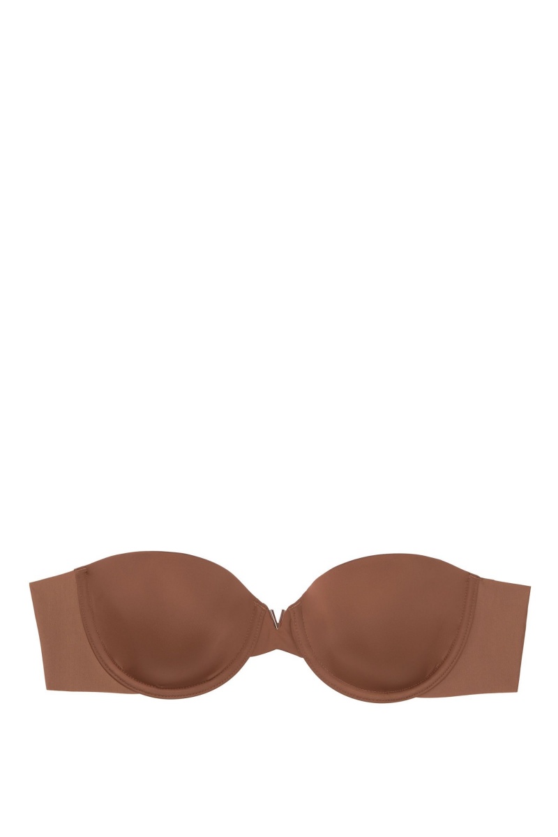 Victoria\'s Secret Sexy Illusions by Smooth Lightly Podsite Multiway Strapless Bra Čierne | SK-5617KFZ