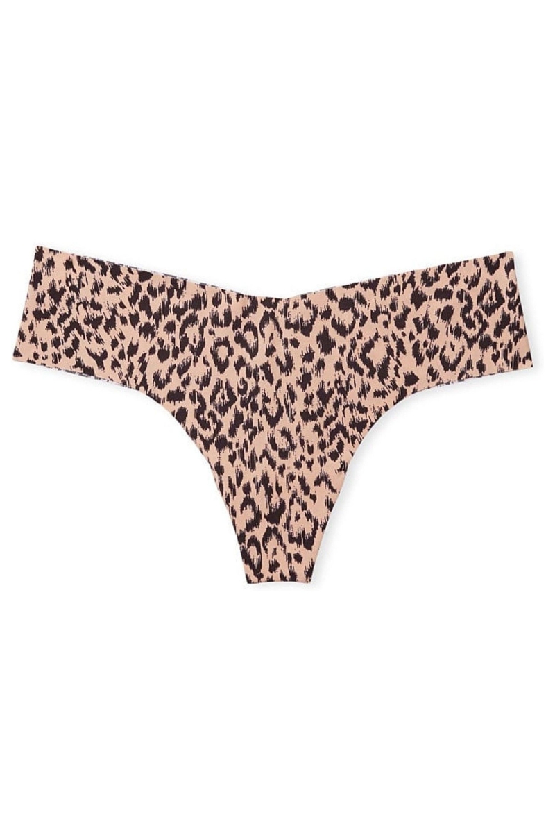 Victoria's Secret Sexy Illusions by Smooth No Show Tanga Nohavičky Ruzove Leopardie | SK-9273LTM