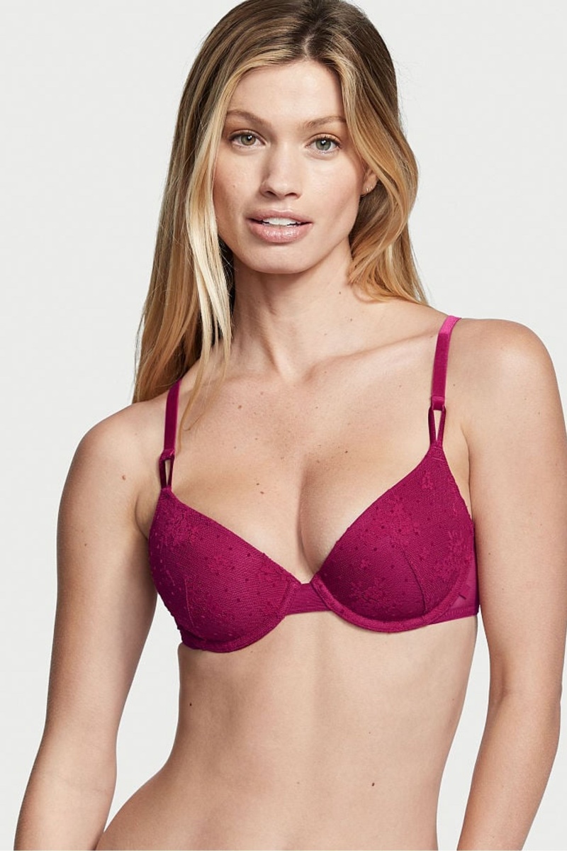 Victoria\'s Secret Sexy Tee Cipkovane Lightly Podsite T-Shirt Bra Čierne | SK-3487EVD