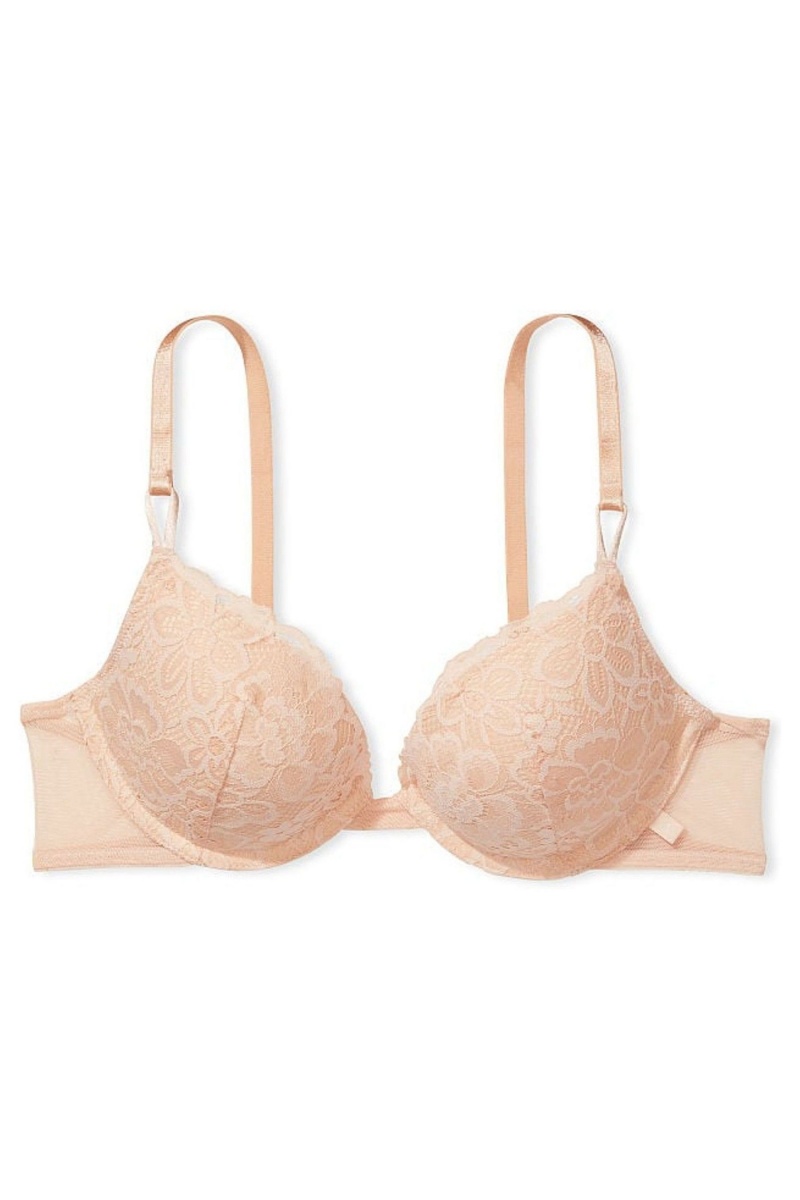 Victoria's Secret Sexy Tee Cipkovane T-Shirt Push Up Bra Čierne | SK-8145NFB