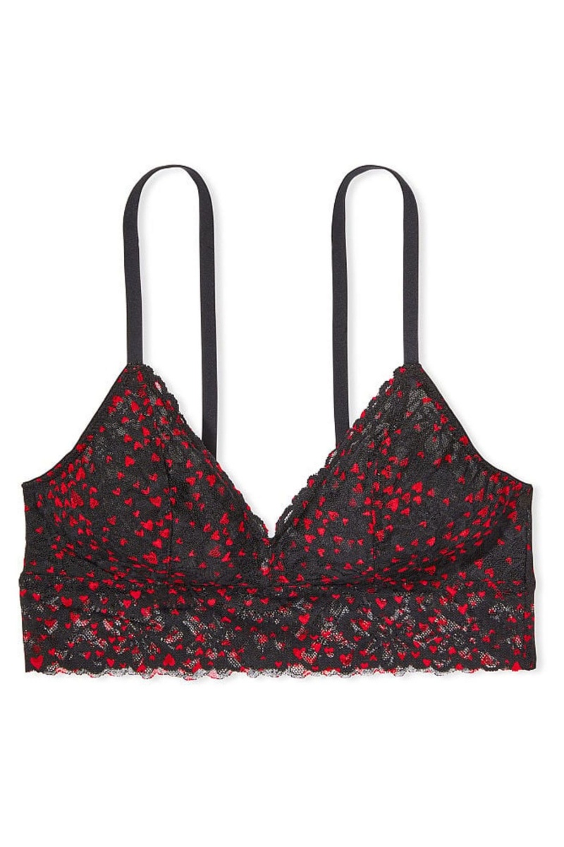 Victoria's Secret Sexy Tee Cipkovane Unlined Bralette Čierne | SK-2379WHB