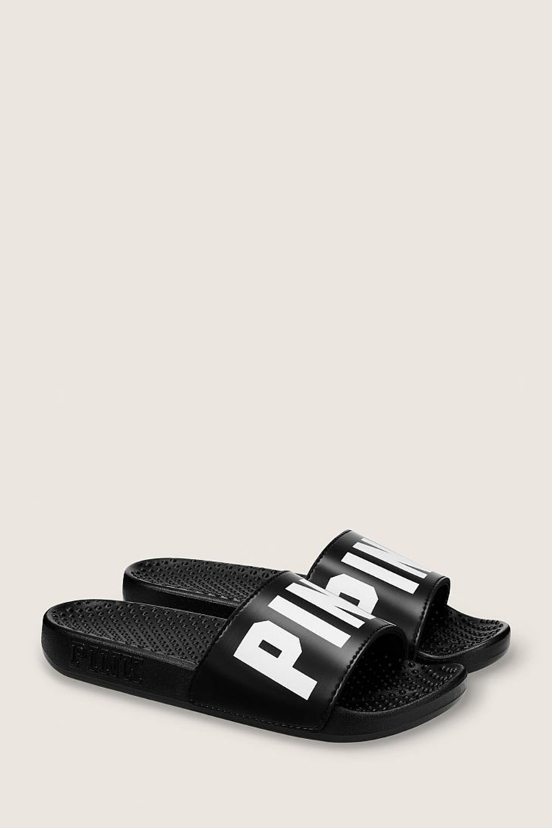 Victoria\'s Secret Sliders Čierne | SK-8710FYR