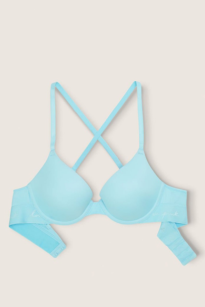 Victoria's Secret Smooth Push Up T-Shirt Bra Čierne | SK-0193CNK