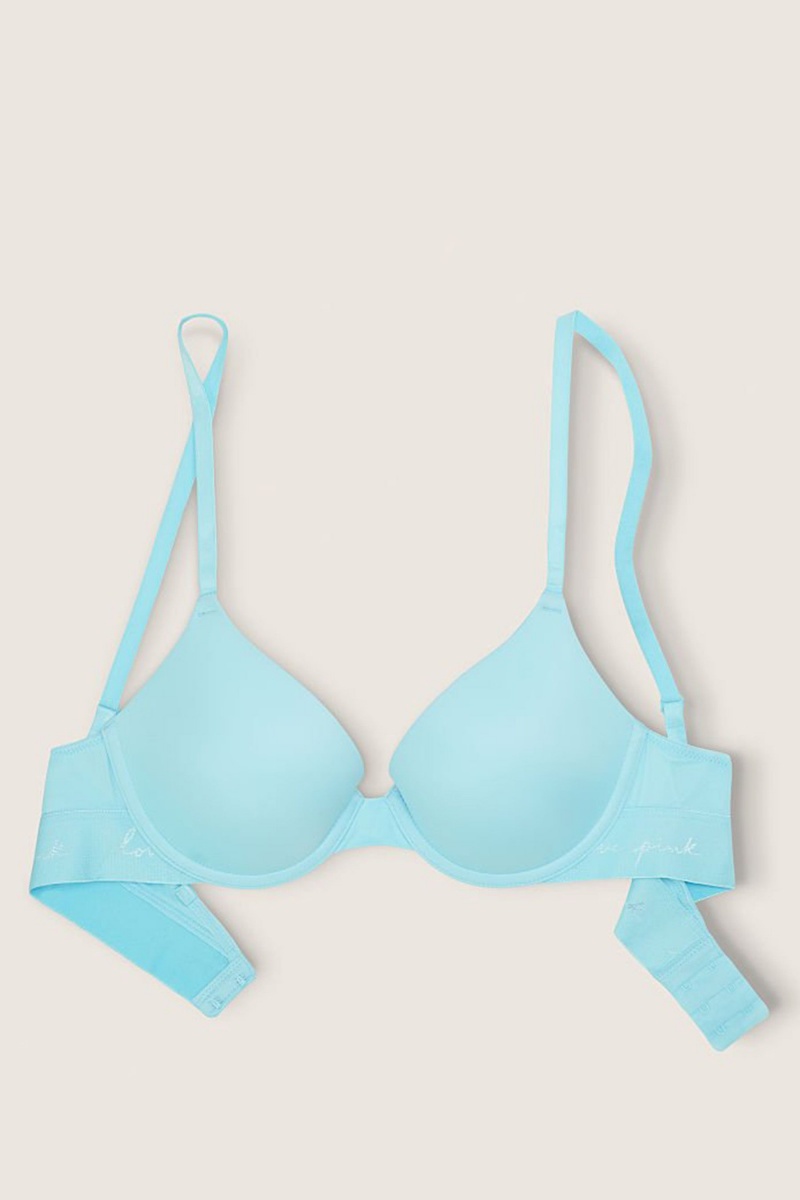 Victoria\'s Secret Smooth Push Up T-Shirt Bra Čierne | SK-0193CNK