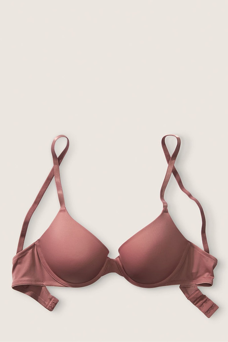 Victoria's Secret Smooth Push Up T-Shirt Bra Nachový | SK-4169LBK