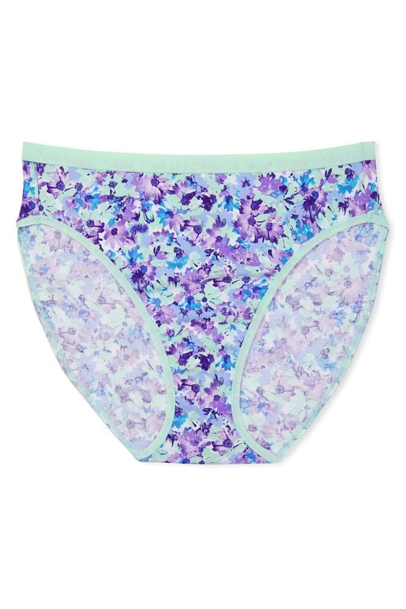 Victoria's Secret Stretch Bavlnene High Leg Brief Nohavičky Leopardie Hnede | SK-0932LBF