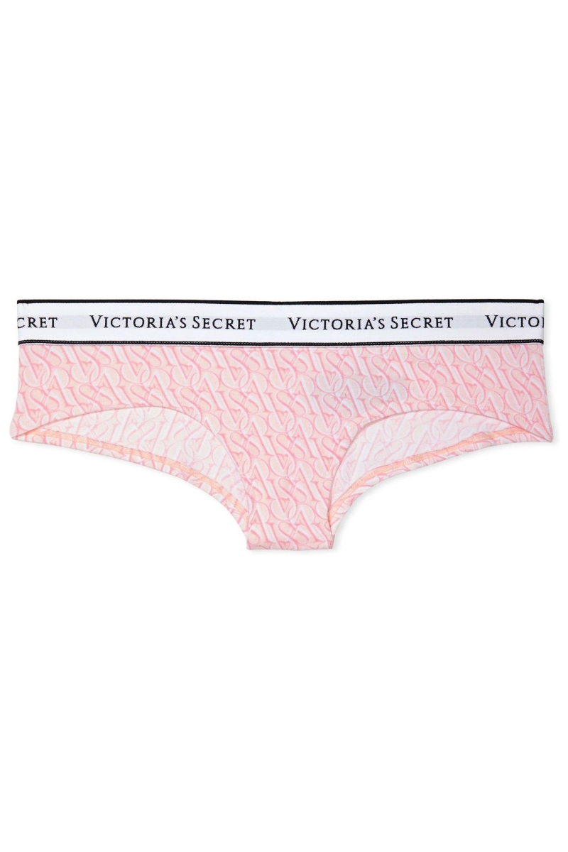 Victoria's Secret Stretch Bavlnene Logo Nohavičky Modre | SK-4910ZLU