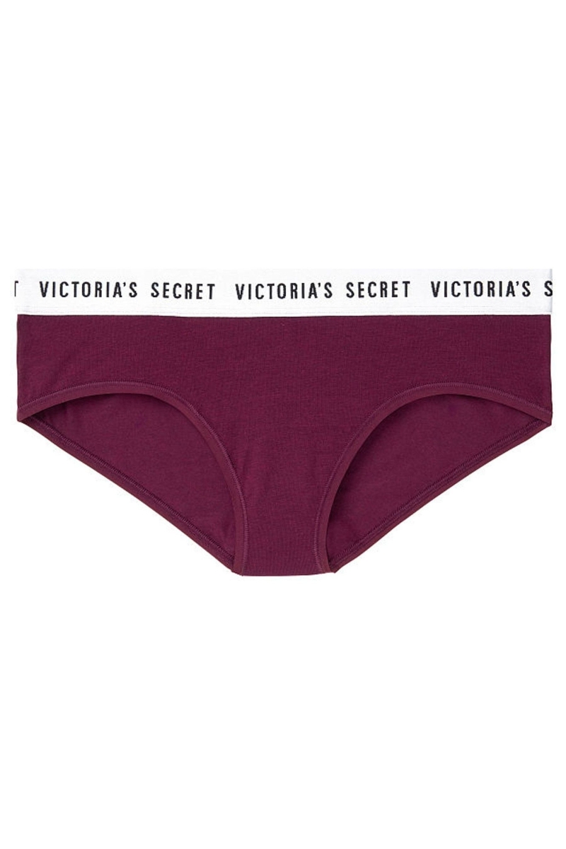 Victoria's Secret Stretch Bavlnene Logo Nohavičky Modre | SK-5107WFP