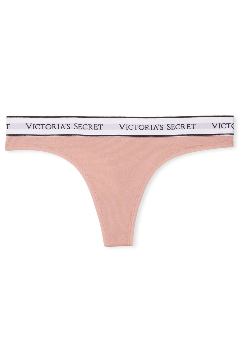 Victoria's Secret Stretch Bavlnene Logo Nohavičky Modre | SK-5260HXD