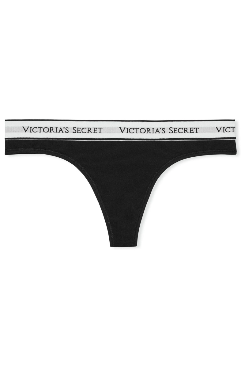 Victoria's Secret Stretch Bavlnene Logo Nohavičky Modre | SK-8509GOT