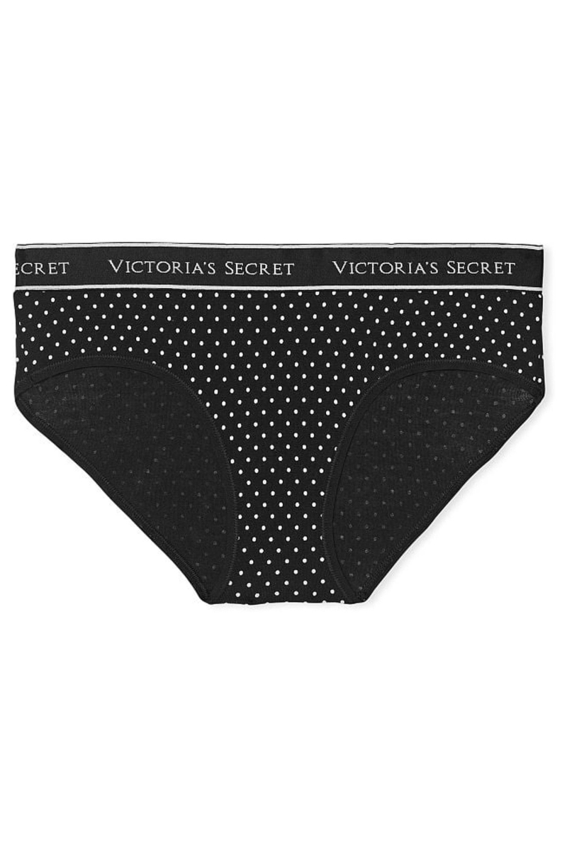 Victoria's Secret Stretch Bavlnene Stretch Bavlnene Logo Pásom Hipster Nohavičky Modre | SK-2971OET