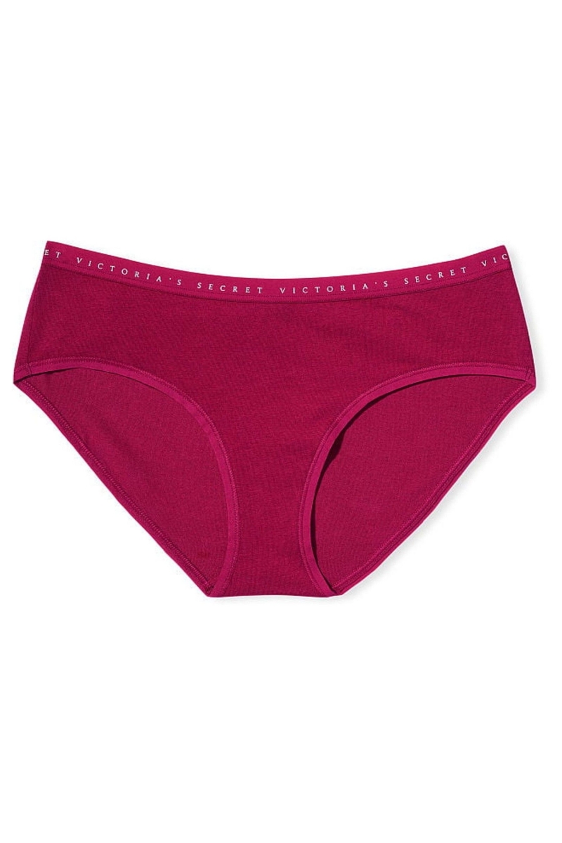 Victoria\'s Secret Stretch Bavlnene Stretch Bavlnene Hiphugger Panty Čierne | SK-6094UXN