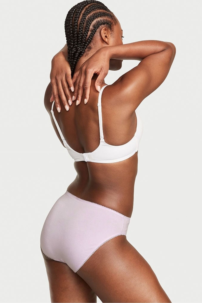 Victoria's Secret Stretch Bavlnene Stretch Bavlnene Nohavičky Modre | SK-9140TMU