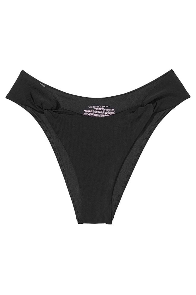 Victoria's Secret Swim Bikiny Bottom Čierne | SK-6189WDH