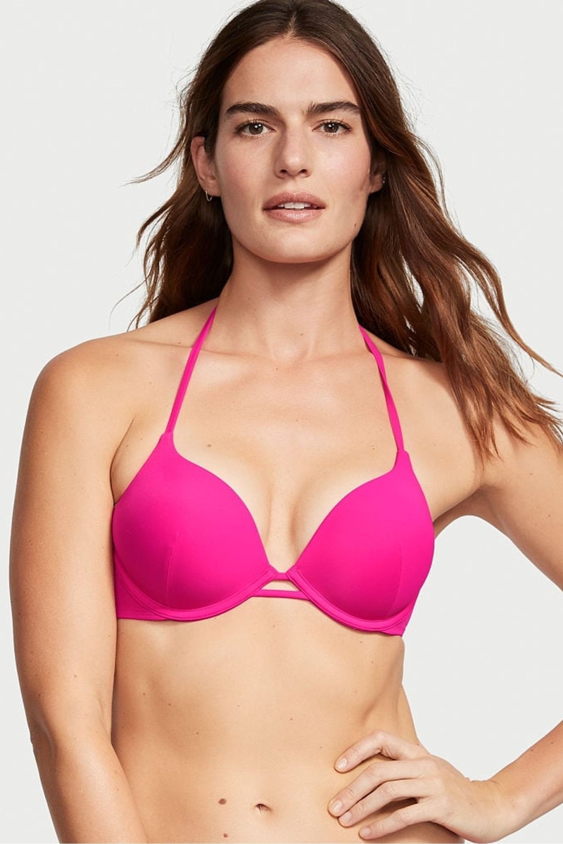 Victoria's Secret Swim Bikiny Top Ruzove | SK-3257ZQC