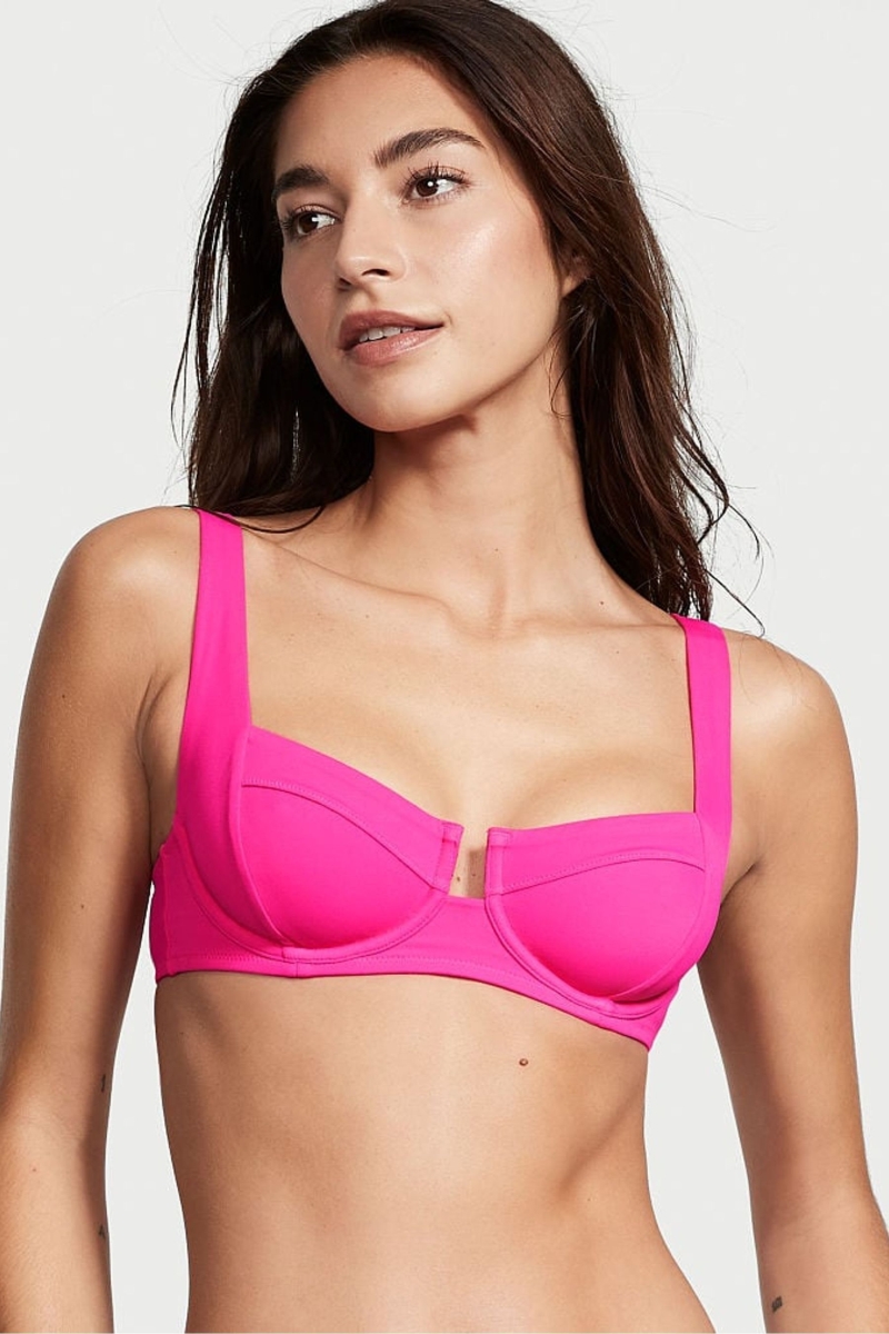 Victoria's Secret Swim Bikiny Top Ruzove | SK-3701SXZ