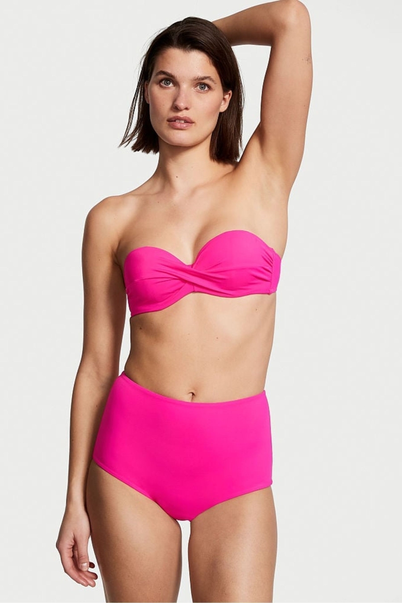 Victoria's Secret Swim Bikiny Top Ruzove | SK-7341AKB