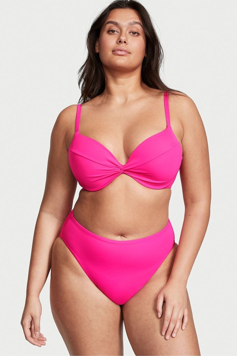 Victoria's Secret Swim Bikiny Top Čierne | SK-4873DQK