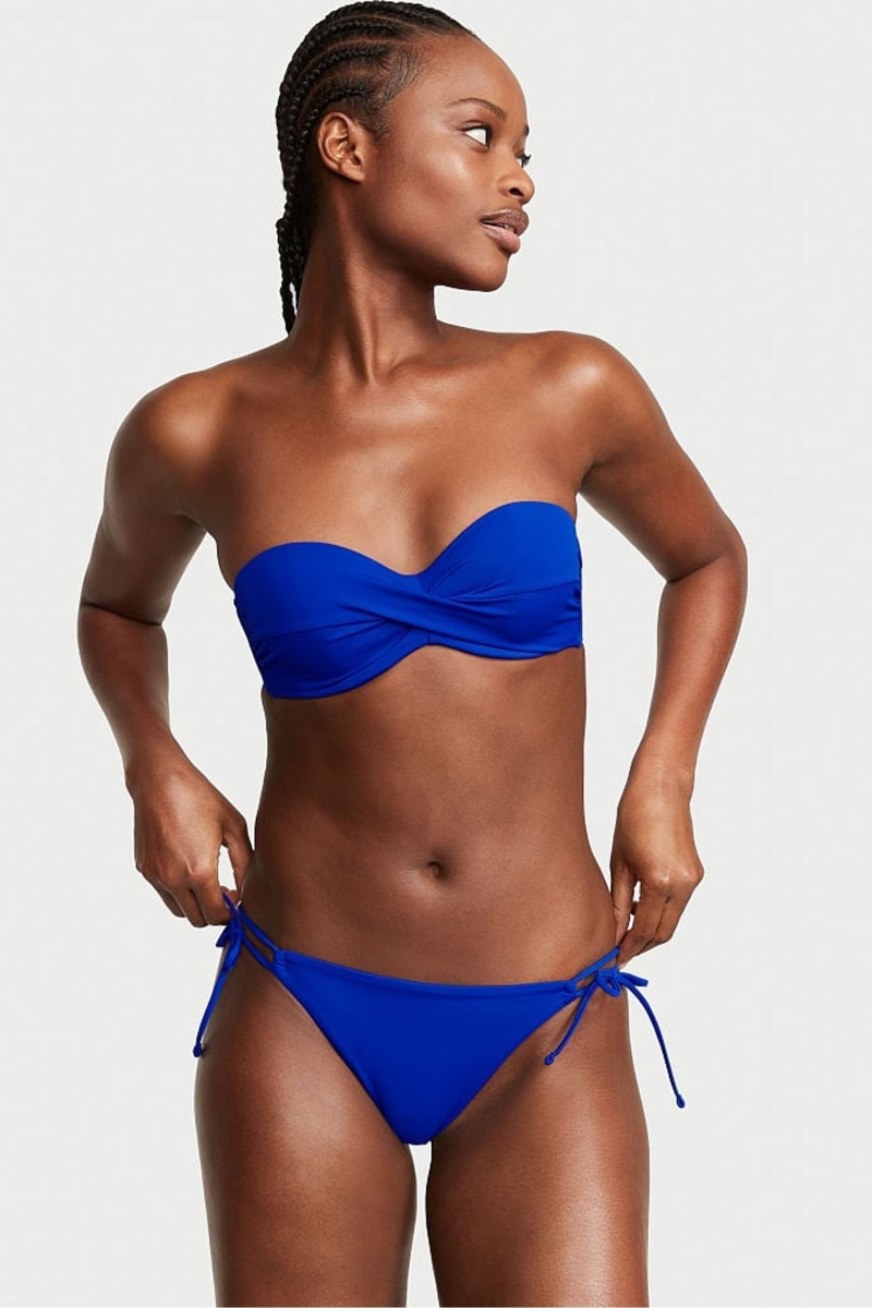 Victoria\'s Secret Swim Bikiny Top Čierne | SK-7593HIU