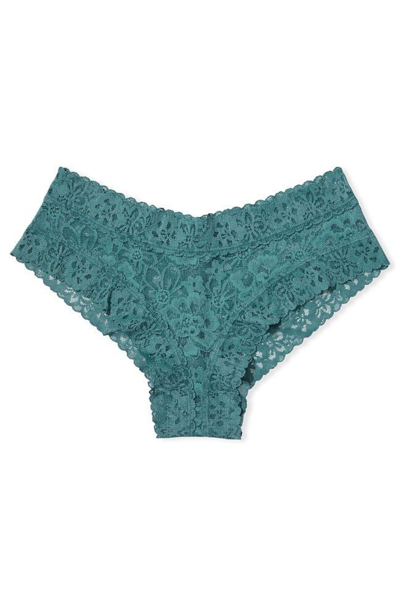 Victoria's Secret The Lacie Cipkovane Cheeky Nohavičky Modre | SK-2716LCN