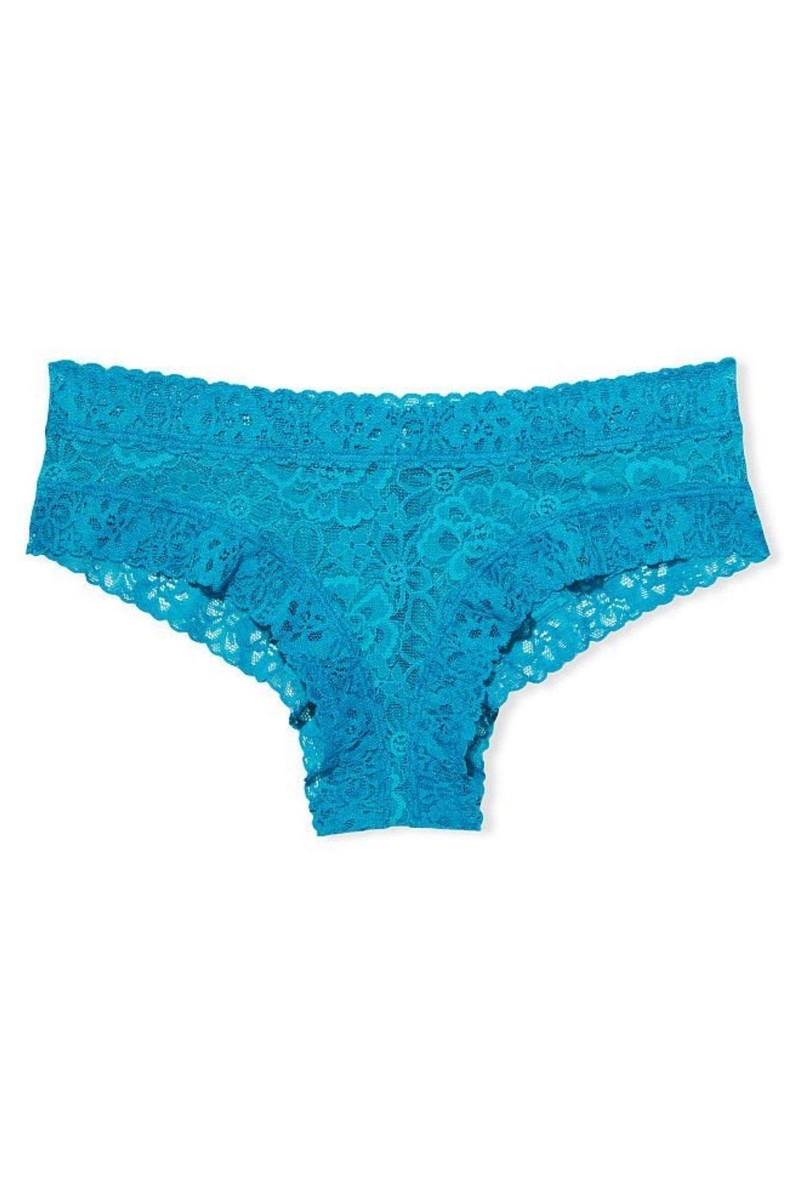 Victoria\'s Secret The Lacie Cipkovane Cheeky Nohavičky Zelene | SK-7912WVI