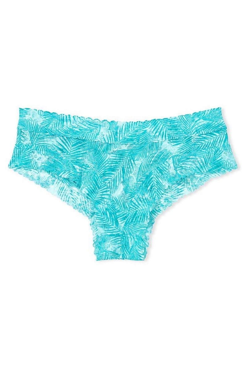 Victoria\'s Secret The Lacie Cipkovane Cheeky Nohavičky Zelene | SK-9618ETL