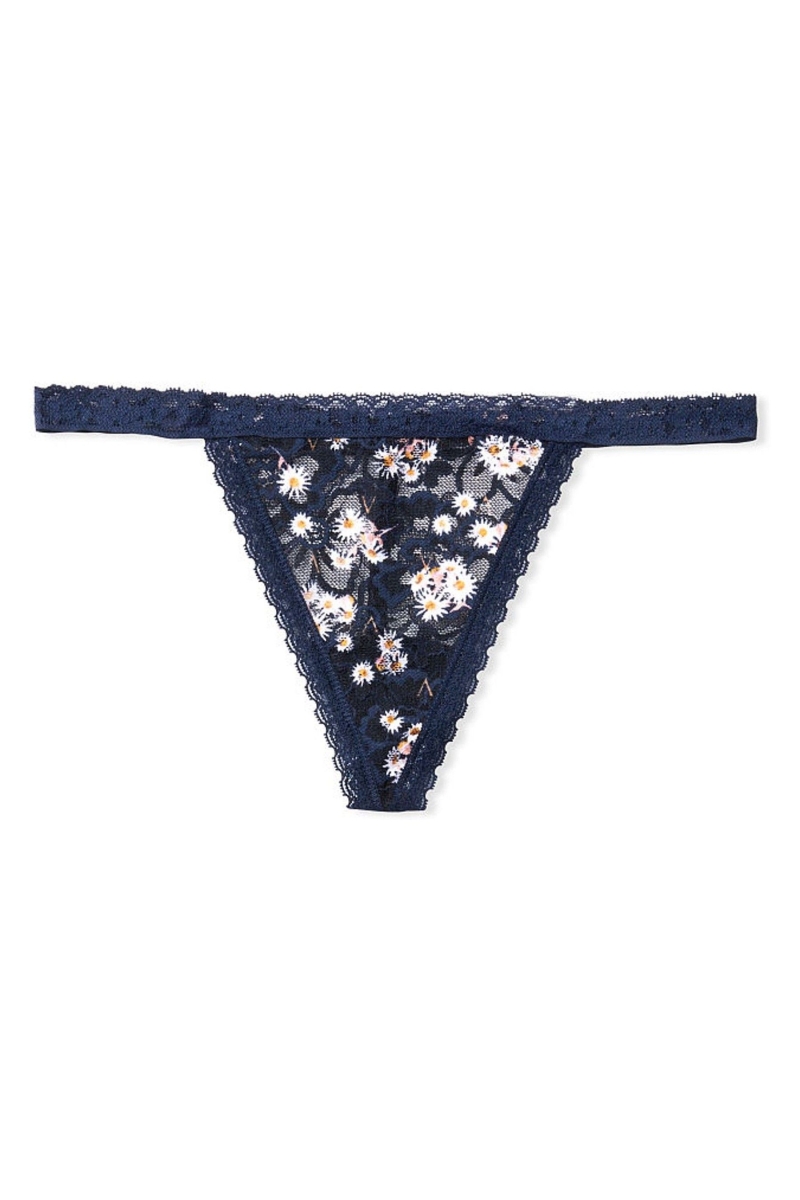 Victoria's Secret The Lacie Cipkovane G String Nohavičky Almost Nude | SK-0283PKG