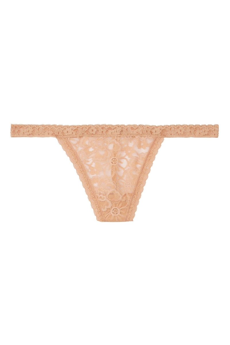 Victoria's Secret The Lacie Cipkovane G String Nohavičky Almost Nude | SK-2436HVS