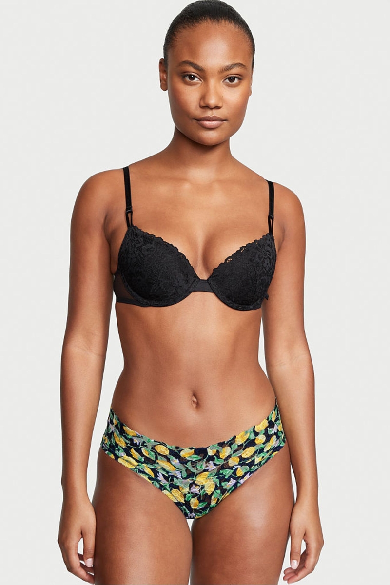 Victoria\'s Secret The Lacie Cipkovane Hipster Nohavičky Zelene | SK-8456QJU