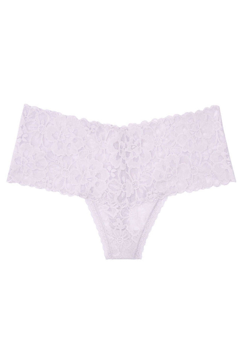 Victoria's Secret The Lacie Cipkovane Siroke spodne prádlo Band Tanga Panty Ruzove | SK-7418WPK