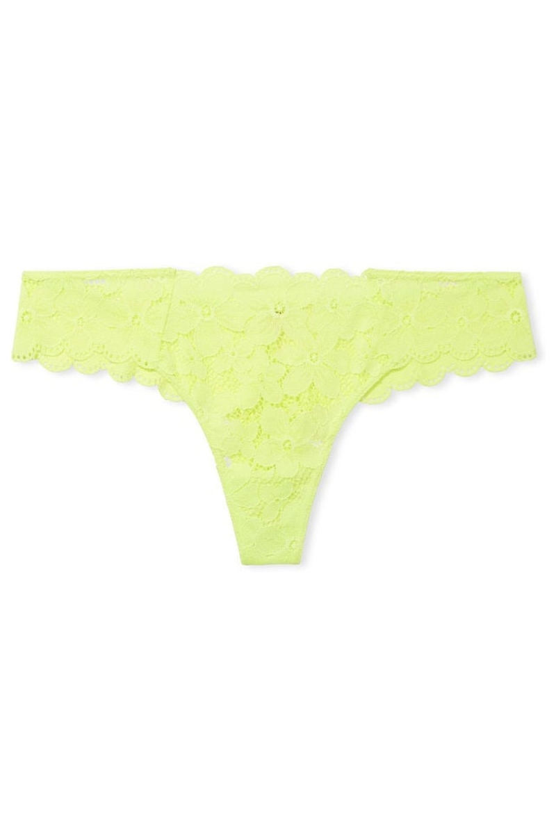 Victoria's Secret The Lacie Cipkovane Tanga Nohavičky Modre | SK-6589QCS