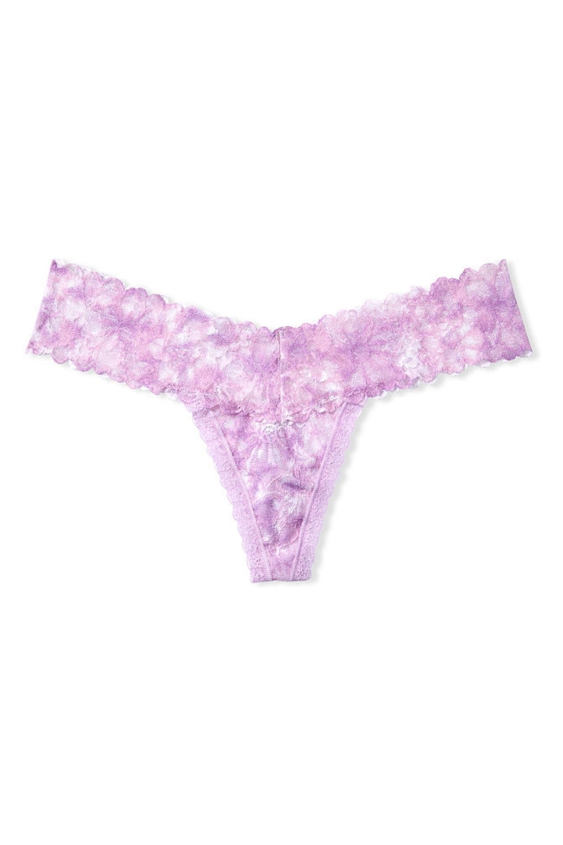 Victoria's Secret The Lacie Cipkovane Tanga Nohavičky Modre | SK-7149QDS