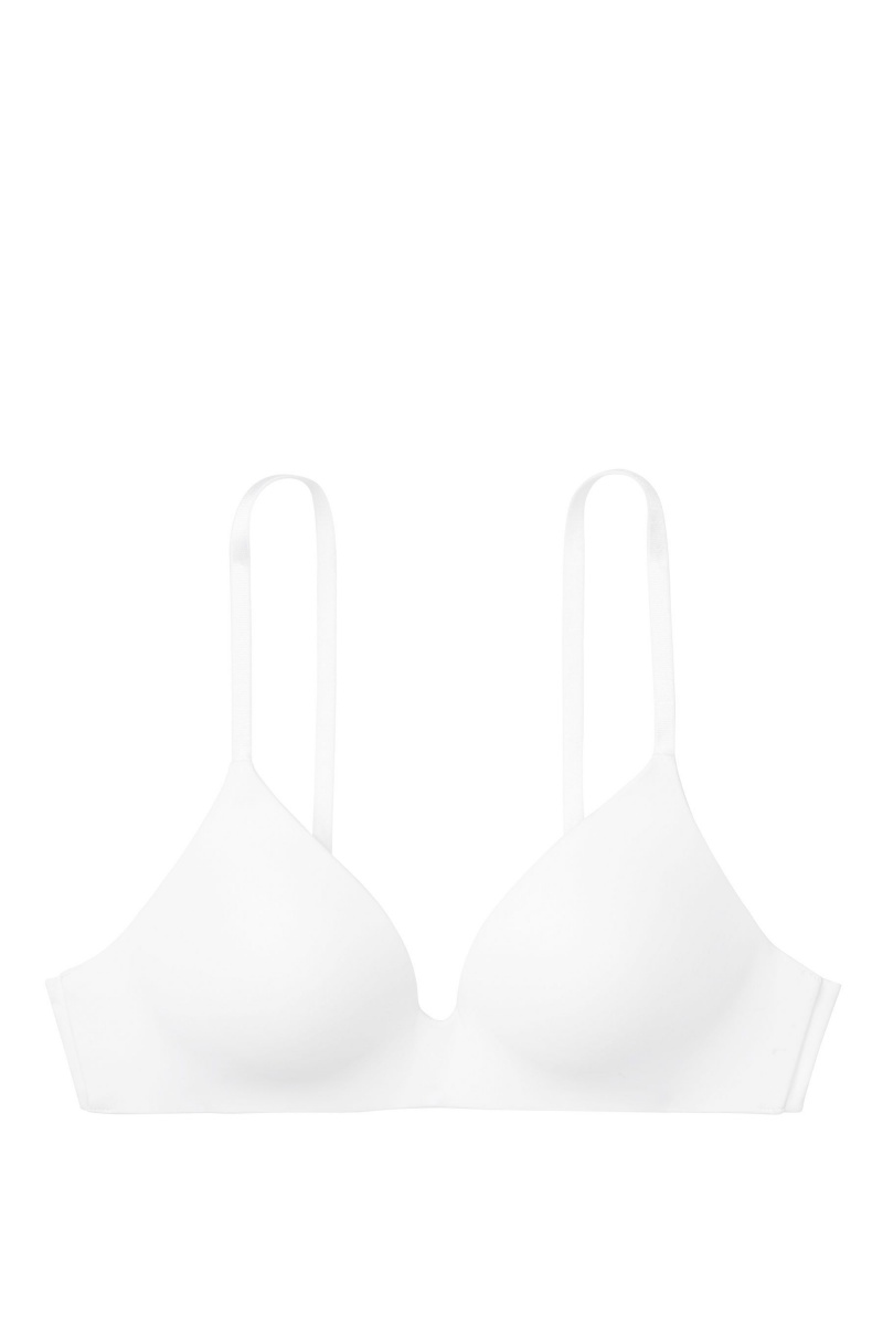 Victoria's Secret The T-Shirt Smooth Lightly Podsite Non Wired T-Shirt Bra Biele | SK-5623VKO