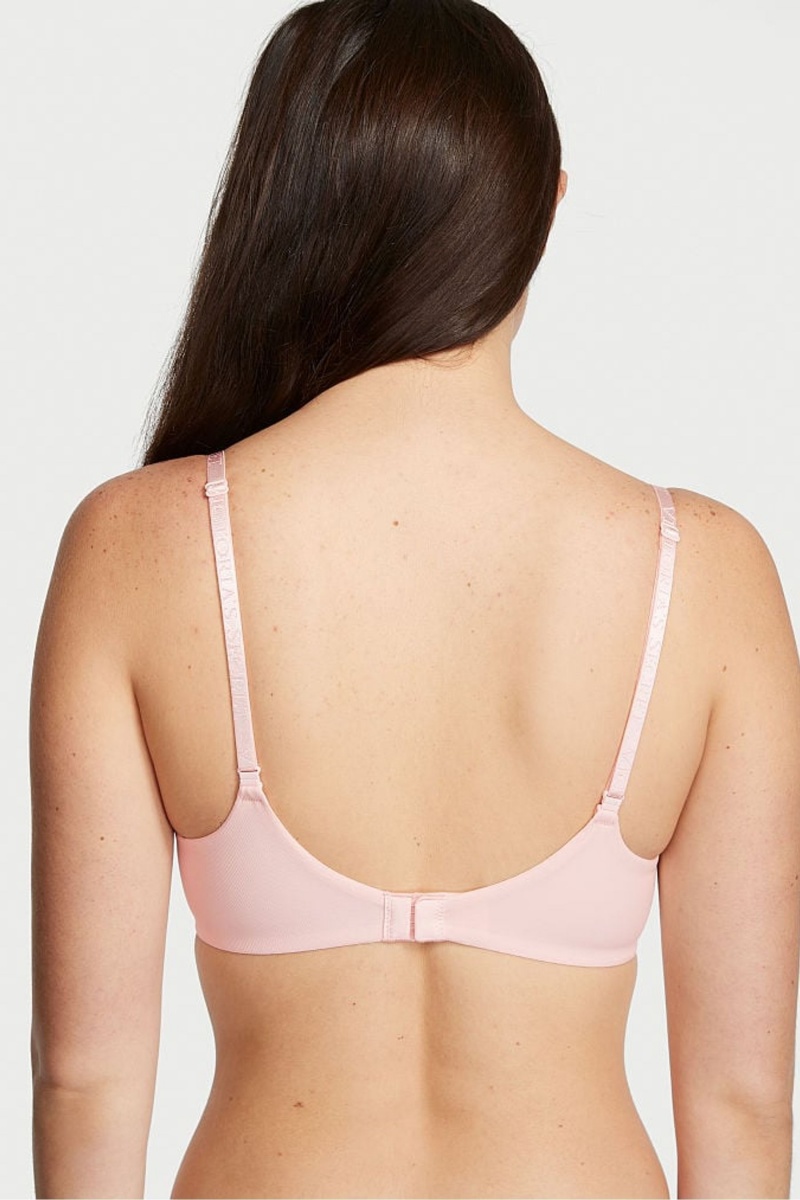 Victoria's Secret The T-Shirt Smooth Lightly Podsite T-Shirt Bra Ruzove | SK-6185BWV