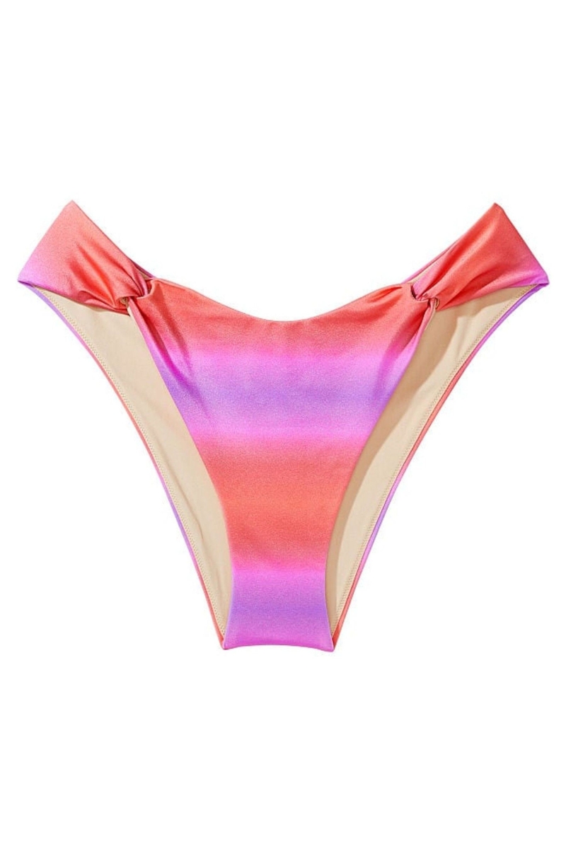 Victoria's Secret Twist Brazilian Bikiny Bottom Červené | SK-6850KIF