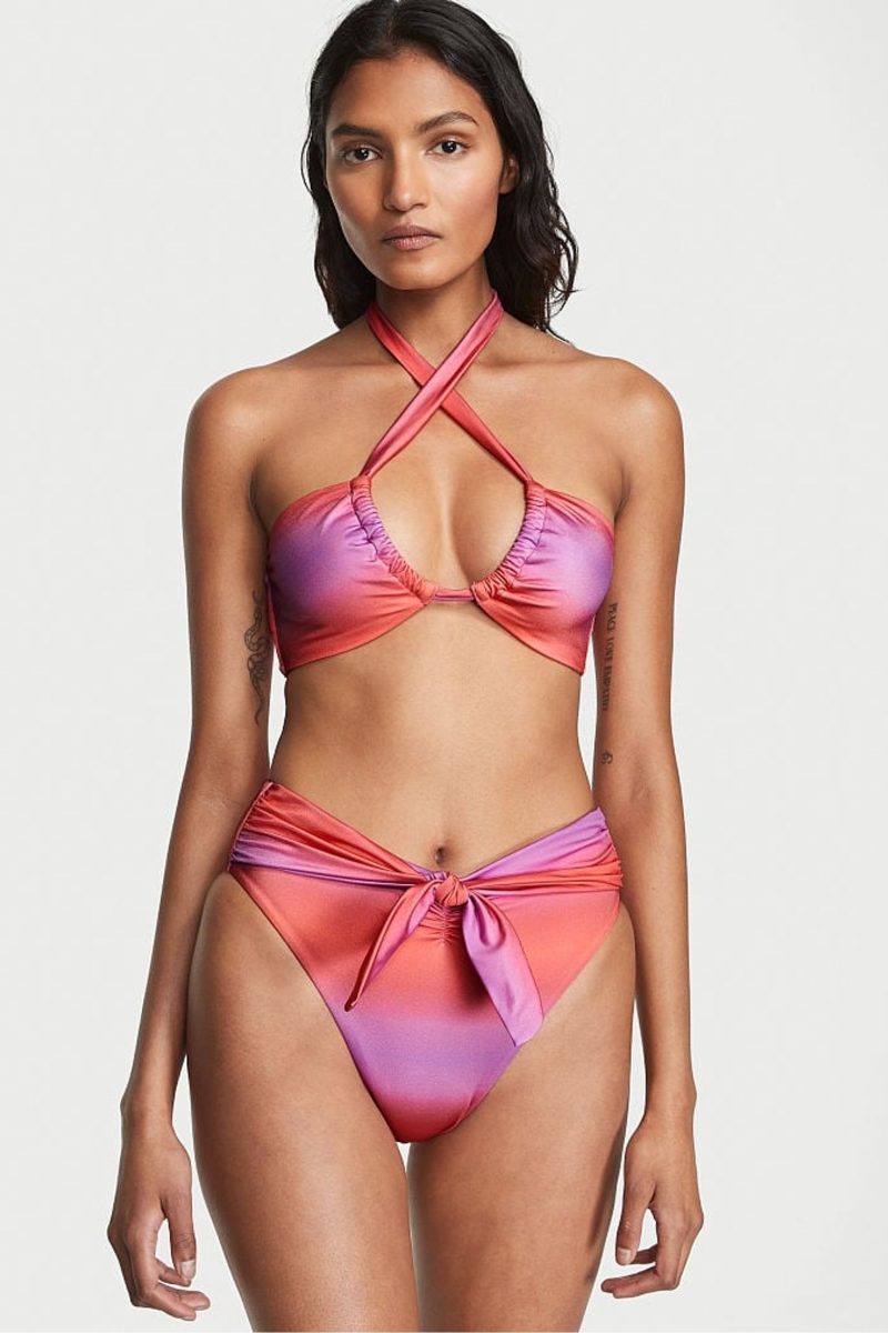 Victoria\'s Secret Twist Multiway Halterneck Bikiny Top Nachový | SK-9084MPI